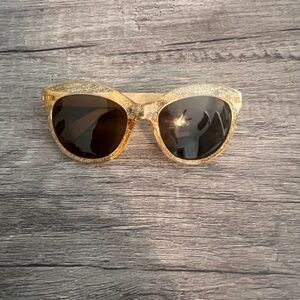 Janie and Jack Gold Sparkle Sunglasses Size 0-2 yrs